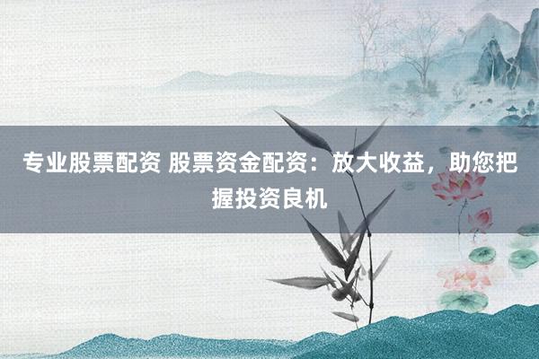 专业股票配资 股票资金配资：放大收益，助您把握投资良机