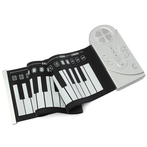 便携卷电子琴可以卷钢琴儿童软钢琴硅胶折叠电子琴49键可以卷琴
